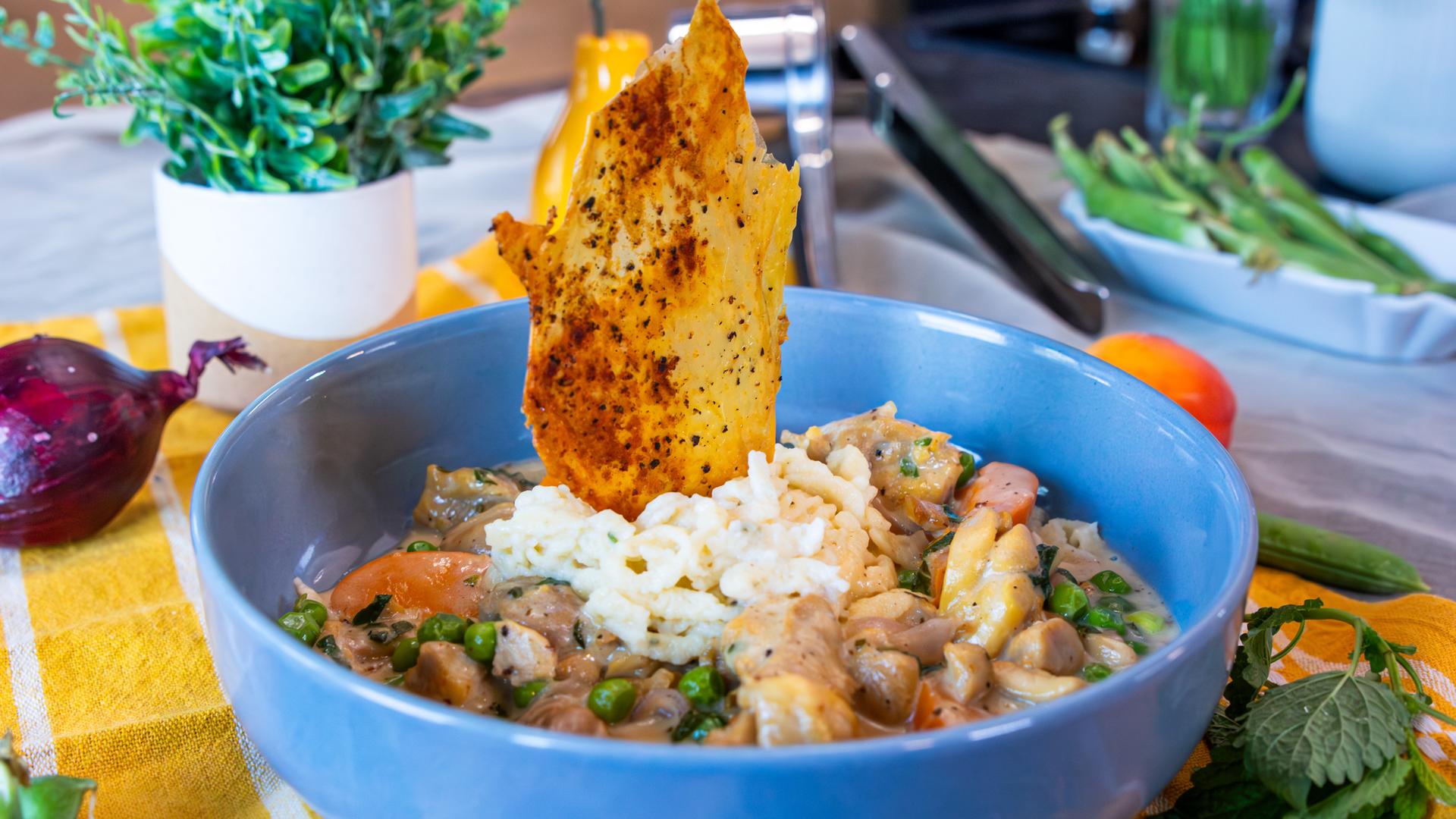 Hähnchen-Geschnetzeltes mit Aprikosen 