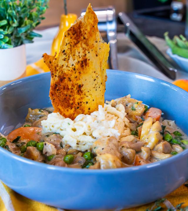 Hähnchen-Geschnetzeltes mit Aprikosen 