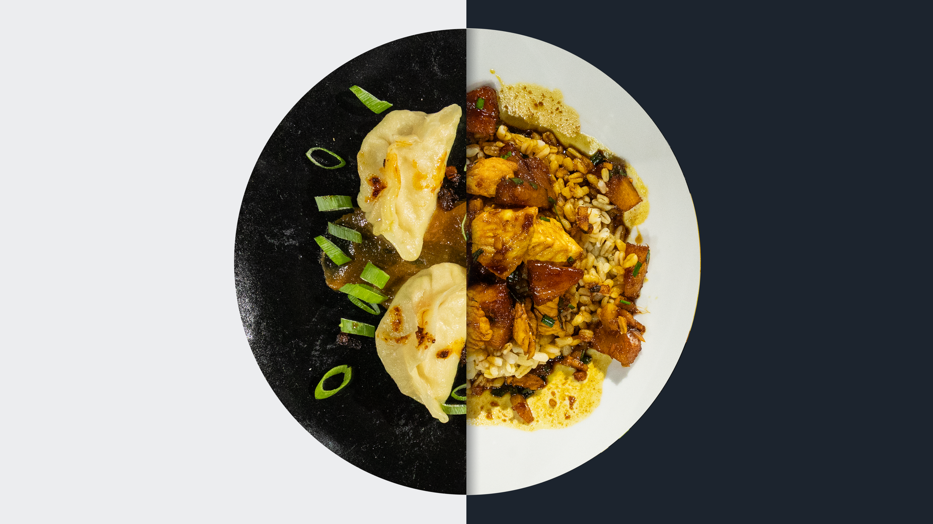 Hähnchen-Gyoza vs. Putengeschnetzeltes