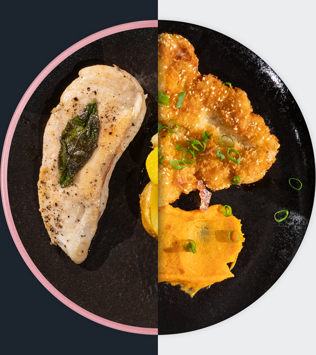 Hähnchen-Saltimbocca vs. Hähnchen-Schnitzel
