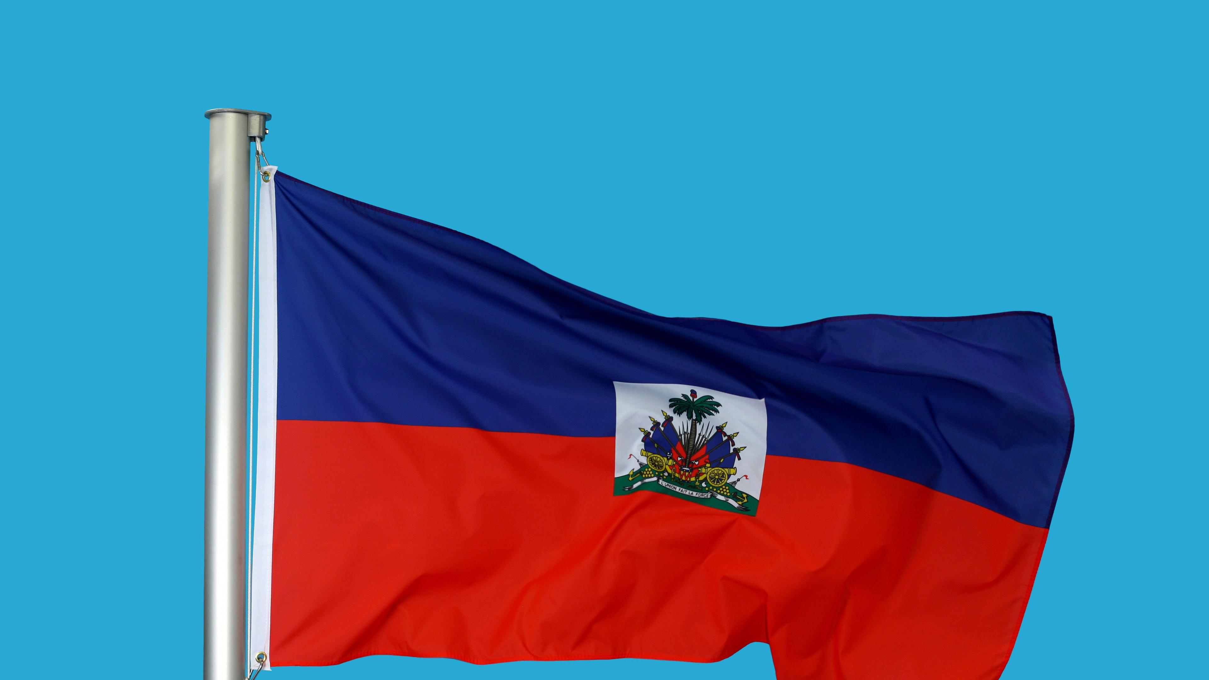 Die Flagge von Haiti