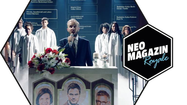 NEO MAGAZIN ROYALE | Jan Böhmermann feat. Gospelsinger "Halleluja"