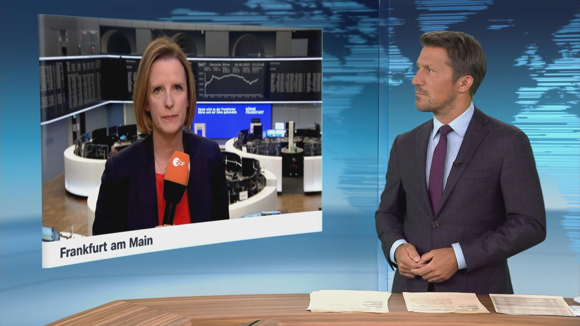 ZDF-Börsenexpertin Valerie Haller im Gespräch mit Christopher Wehrmann.
