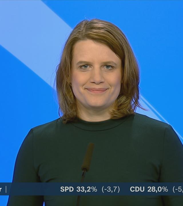 Julia Willie Hamburg (Grüne) reagiert auf die Wahlprognose der Landtagswahl in Niedersachsen.