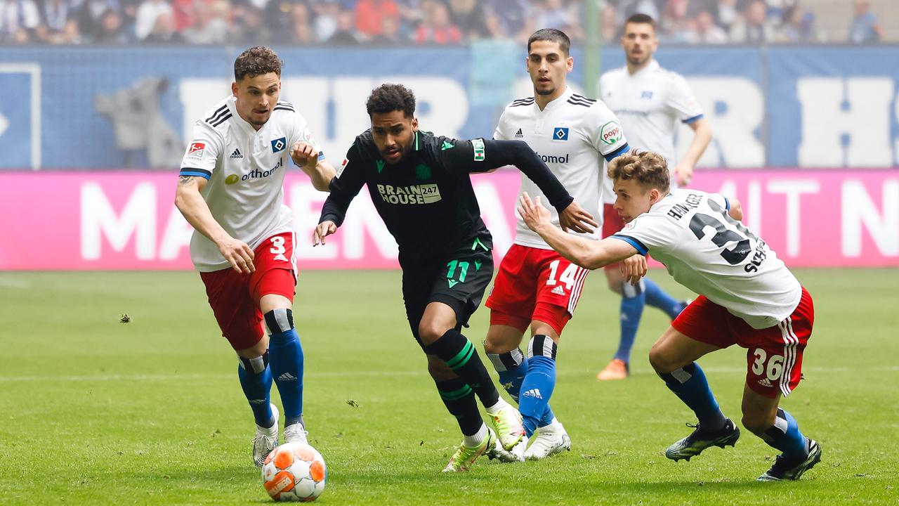 HSV schlägt Hannover und darf hoffen Highlights Bundesliga