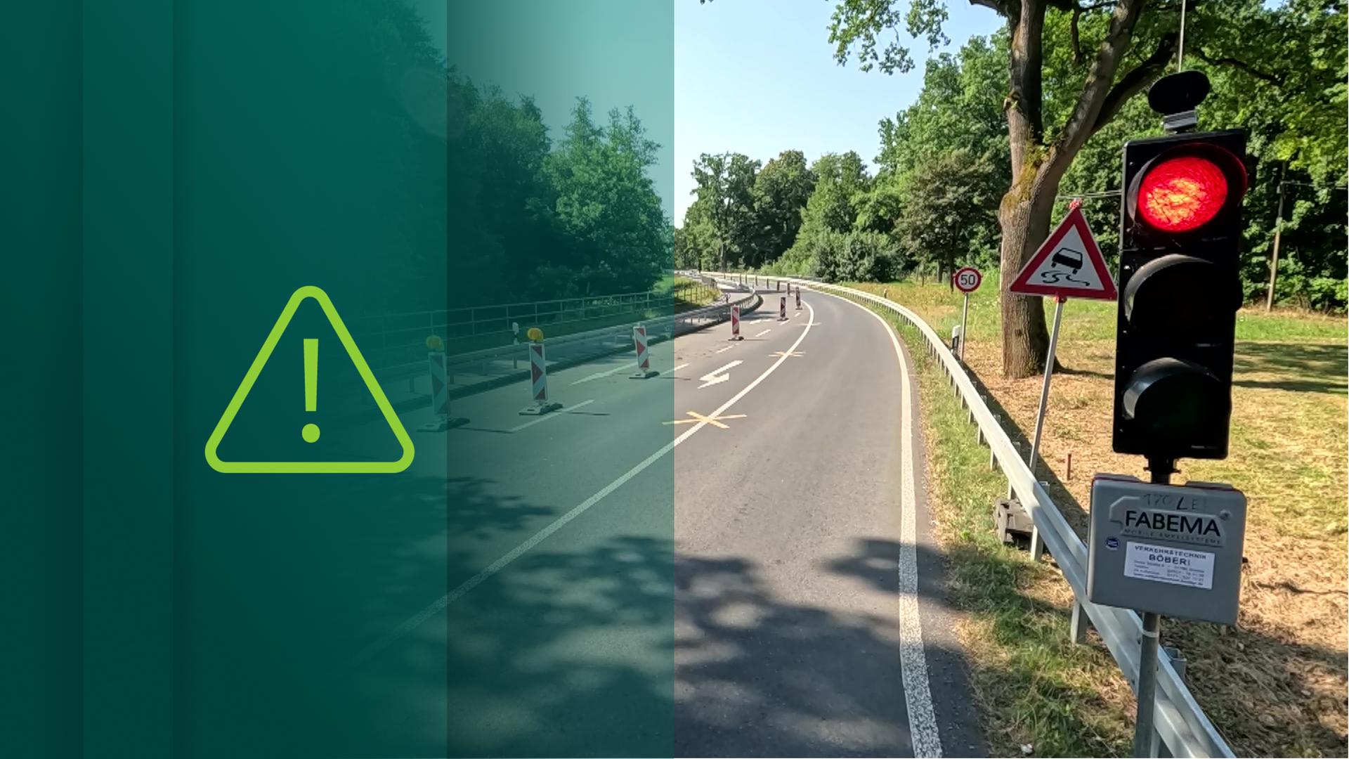 Hammer der Woche Ampel in Radeburg