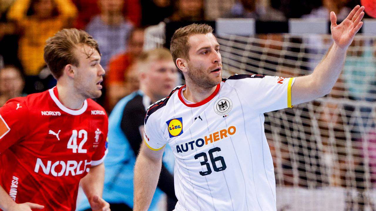 Handball-Euro-Cup Deutschland - Dänemark am 12
