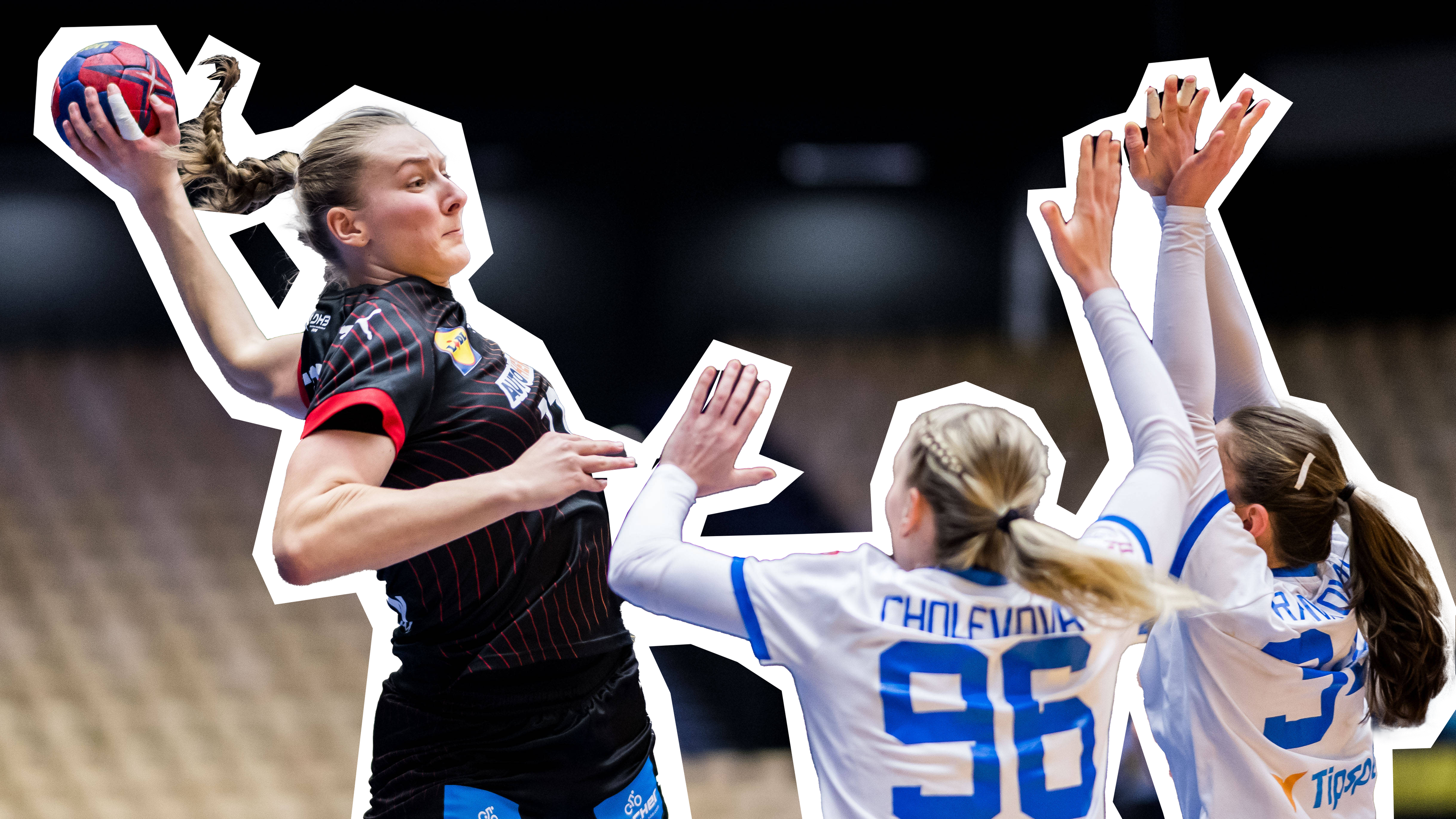 Viola Leuchter aus Deutschland während des Handballspiels zwischen Deutschland und der Tschechischen Republik bei der IHF Frauen-Weltmeisterschaft am 15.12.2023.