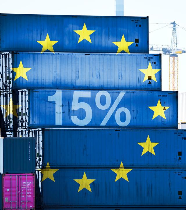 Symbolfoto für den Zolldeal mit der USA und Europa