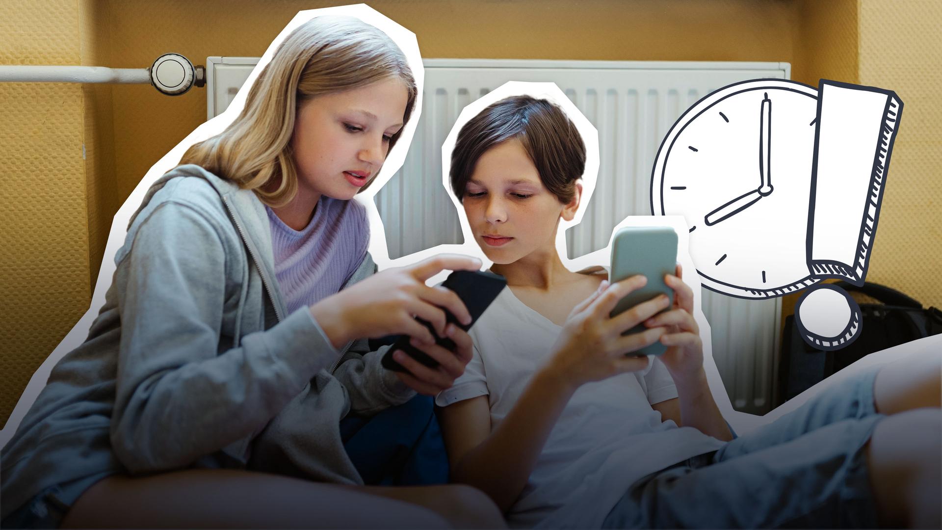 Wie lange seid ihr täglich am Handy? Schreibt uns!