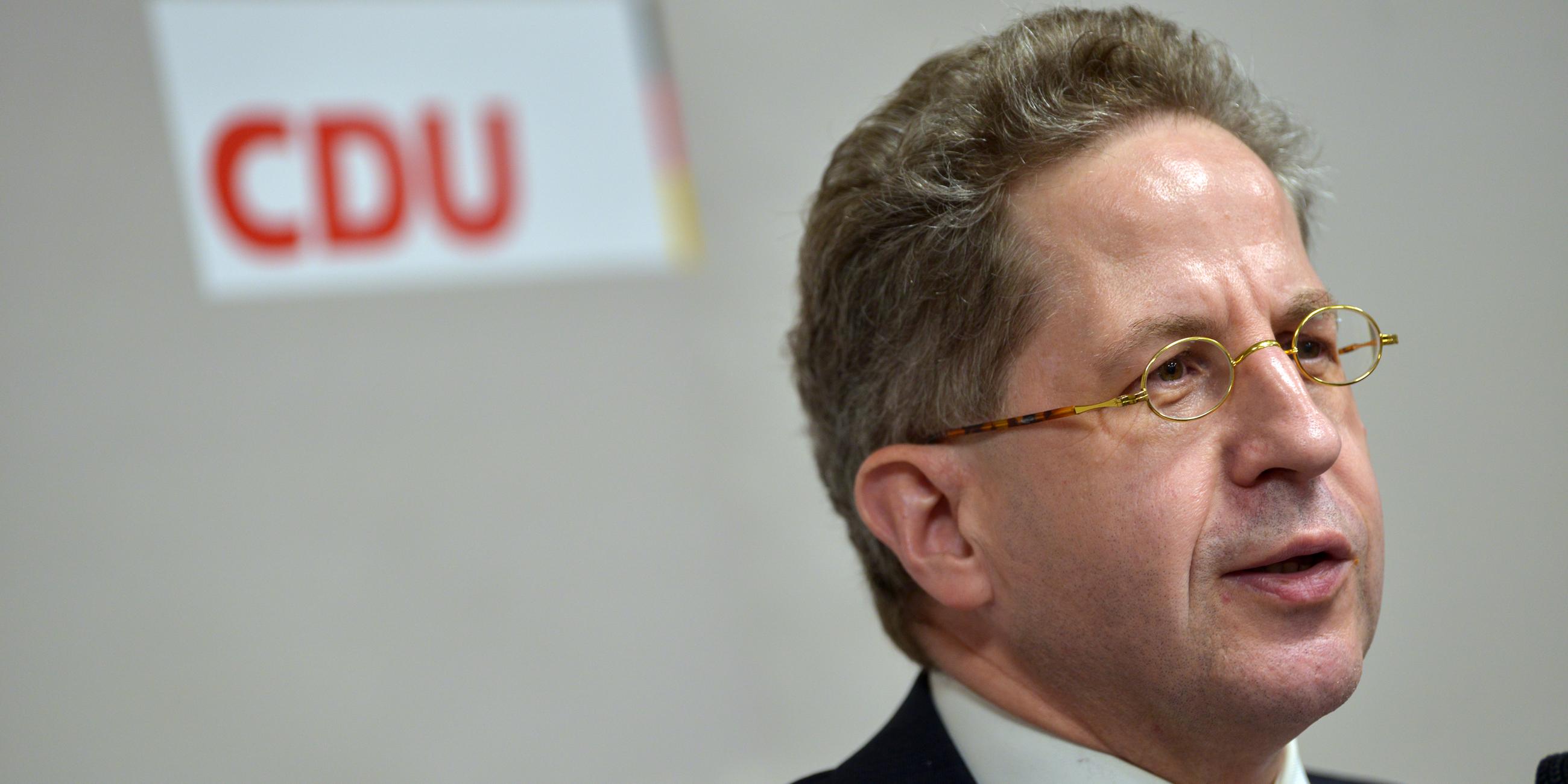 Hans-Georg Maaßen, ehemaliger Präsident des Bundesamtes für Verfassungsschutz (BfV), hält an einem Gesprächsabend der CDU einen Vortrag zum Thema «Wie sicher ist unsere Demokratie».