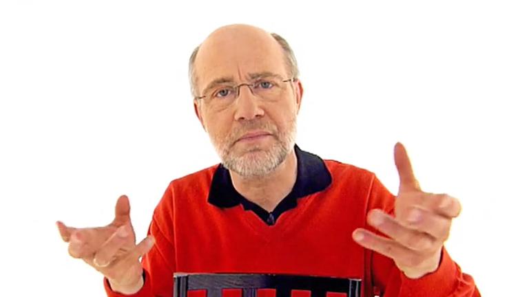 Professor Harald Lesch im Studio