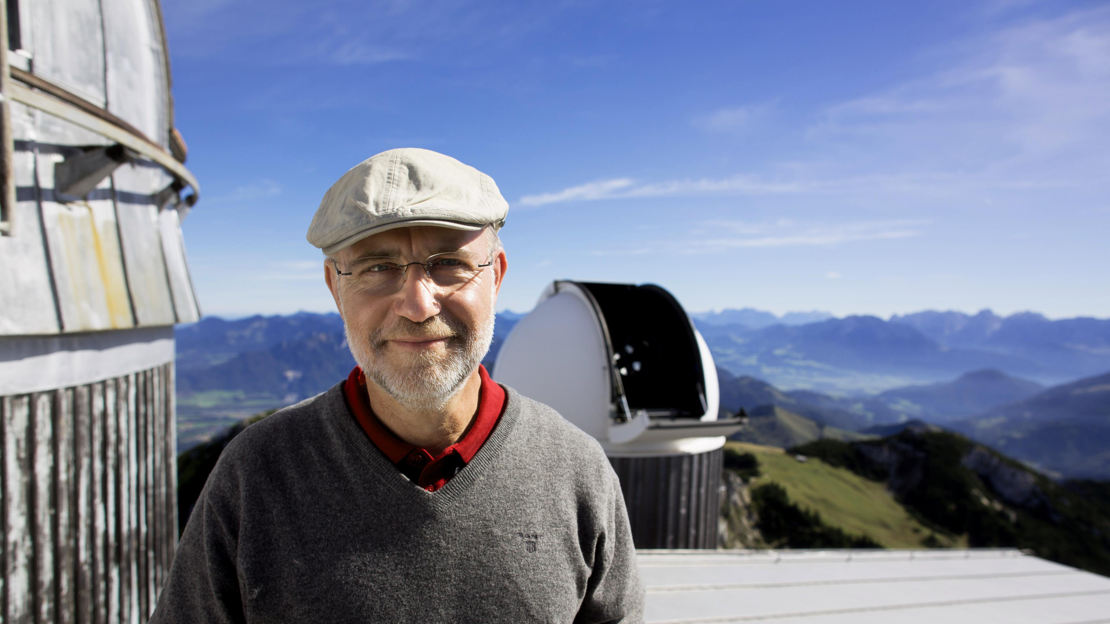 Harald Lesch am Wendelstein Observatorium