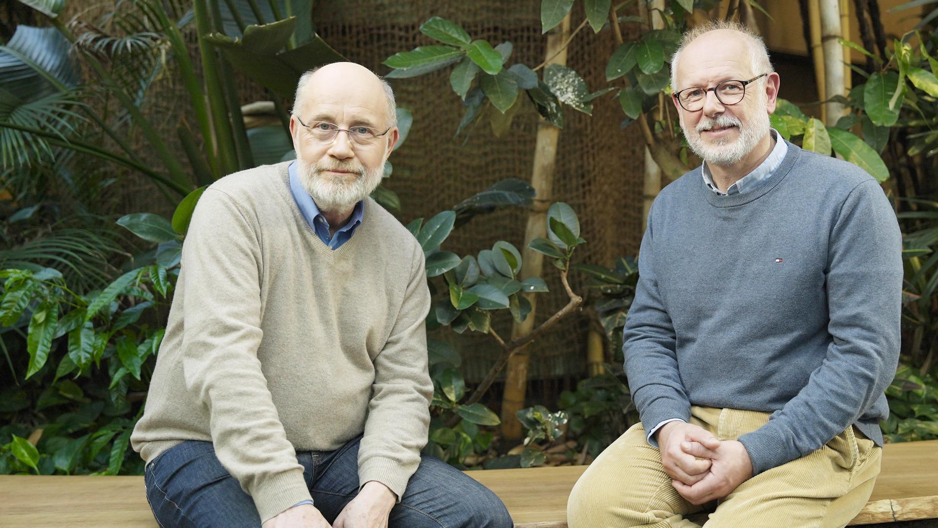 Harald Lesch und Theo Pagel beim Gespräch
