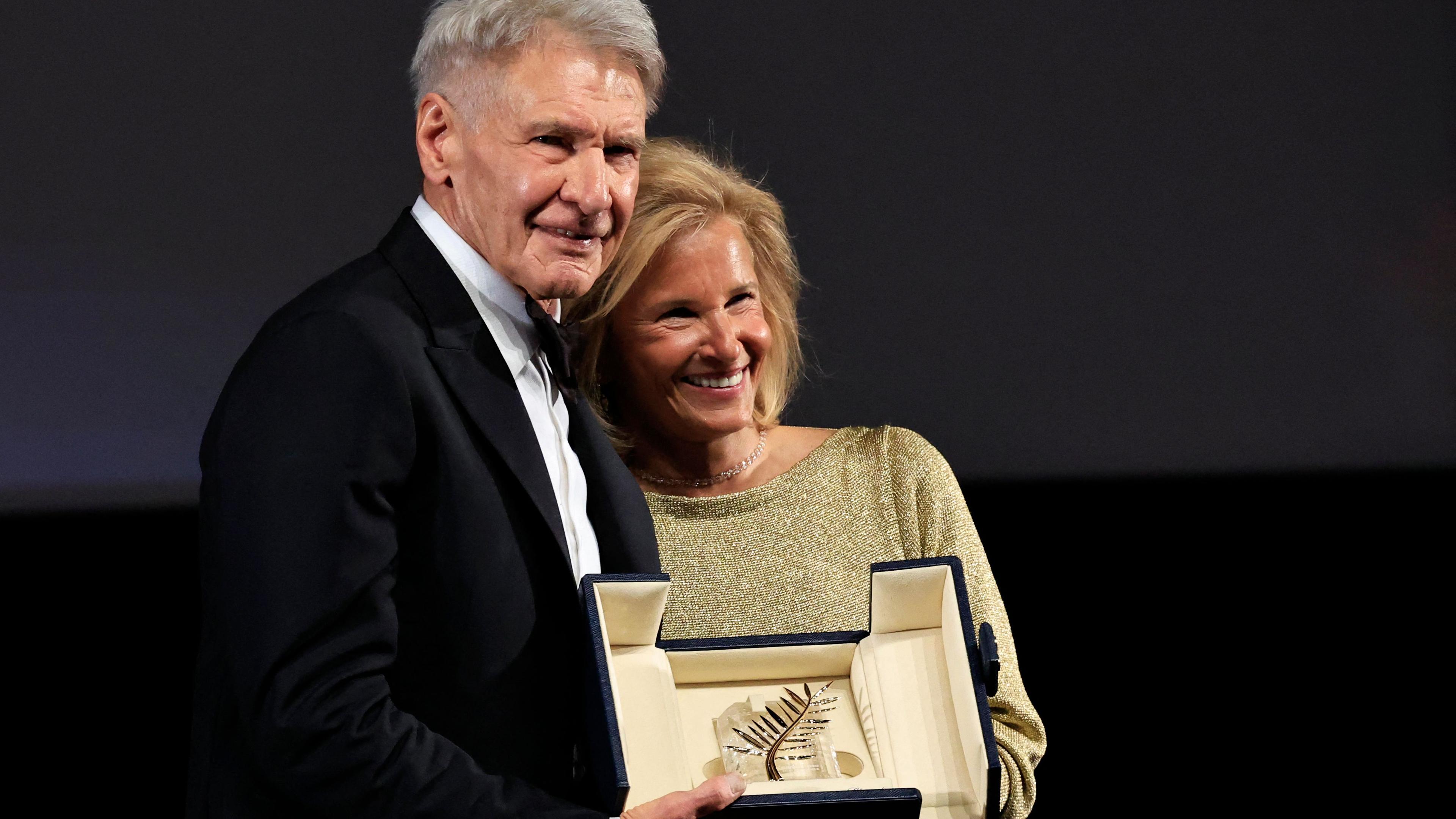 Der US-Amerikanische Schauspiler Harrison Ford bei den Filmfestspielen in Cannes. 