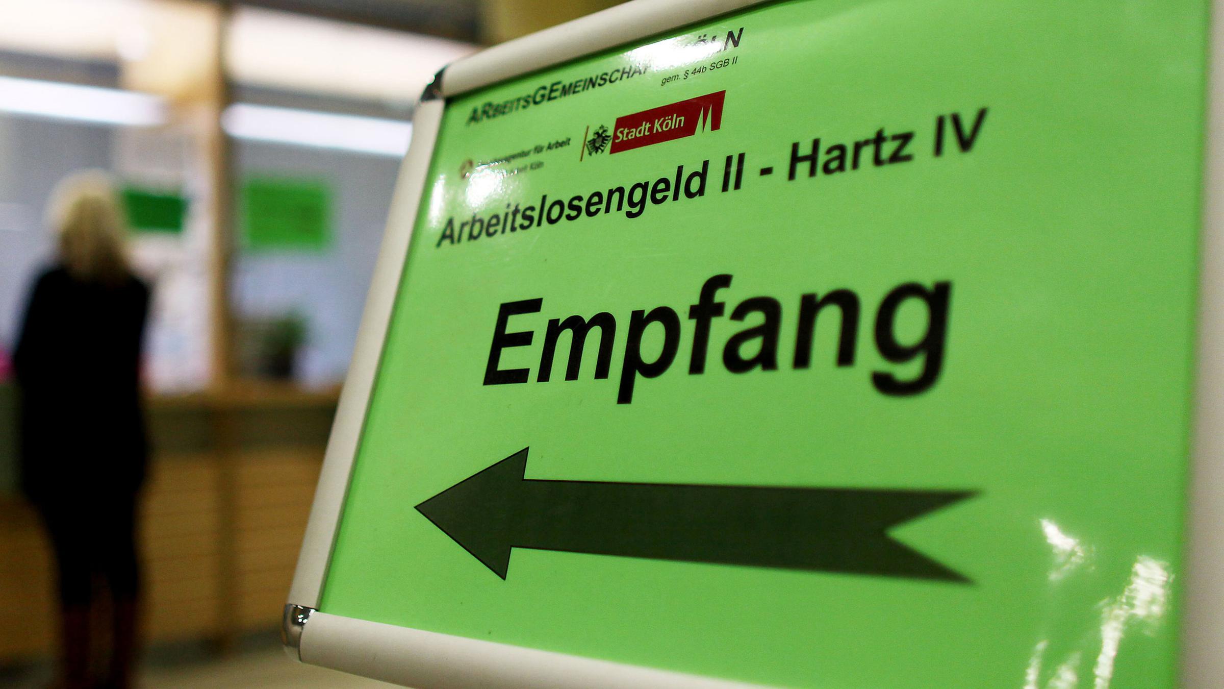 Empfangsschalter für Hartz IV-Anträge 