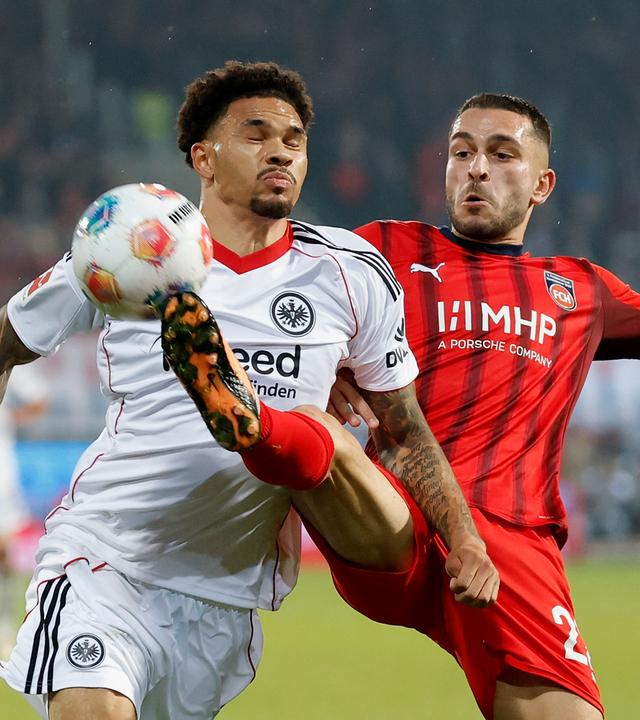 Nnamdi Collins und Arijon Ibrahimovic in Heidenheim am 01.11.25