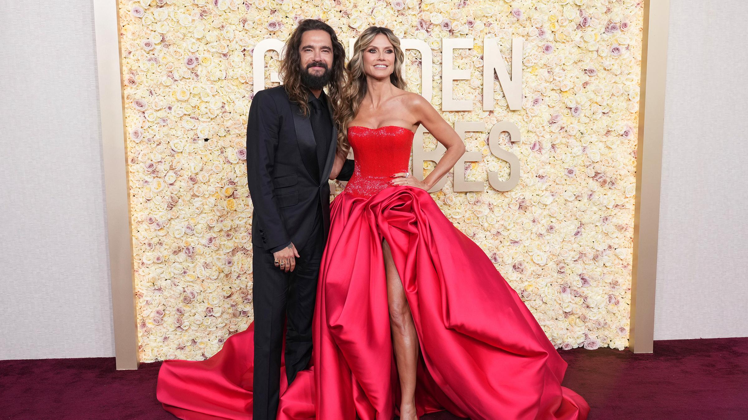 Heidi Klum und Tom Kaulitz bei den Golden Globes