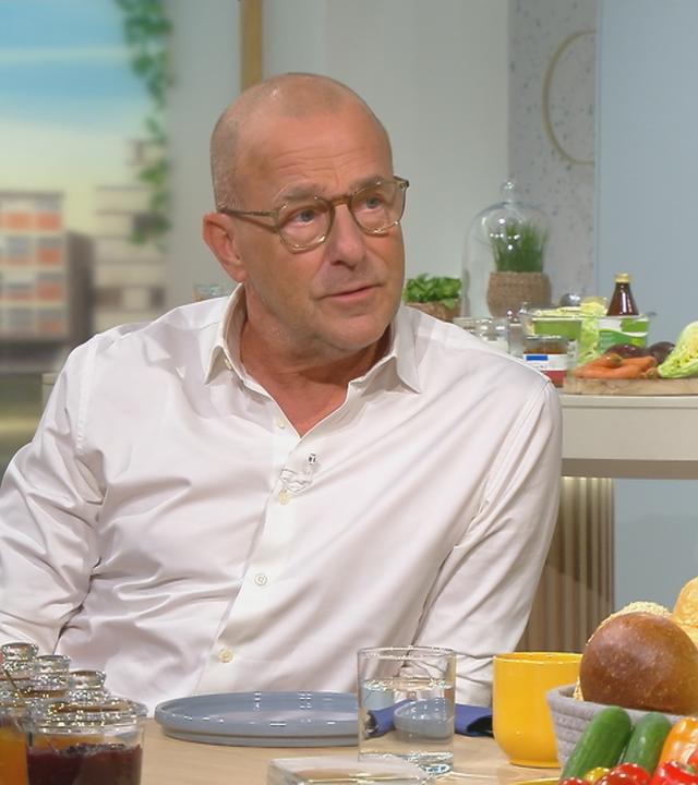 Heino Ferch zu Gast bei Florian Weiss am "Volle Kanne"-Frühstückstisch