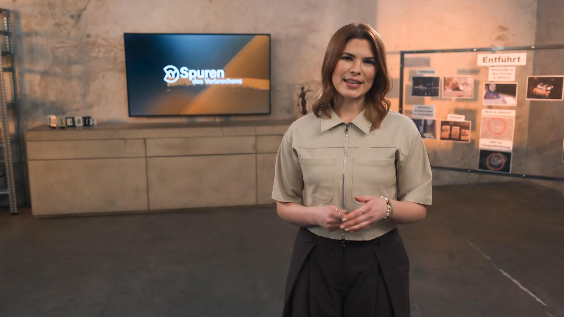 "XY Spuren des Verbrechens ": Helene Reiner steht im Studio