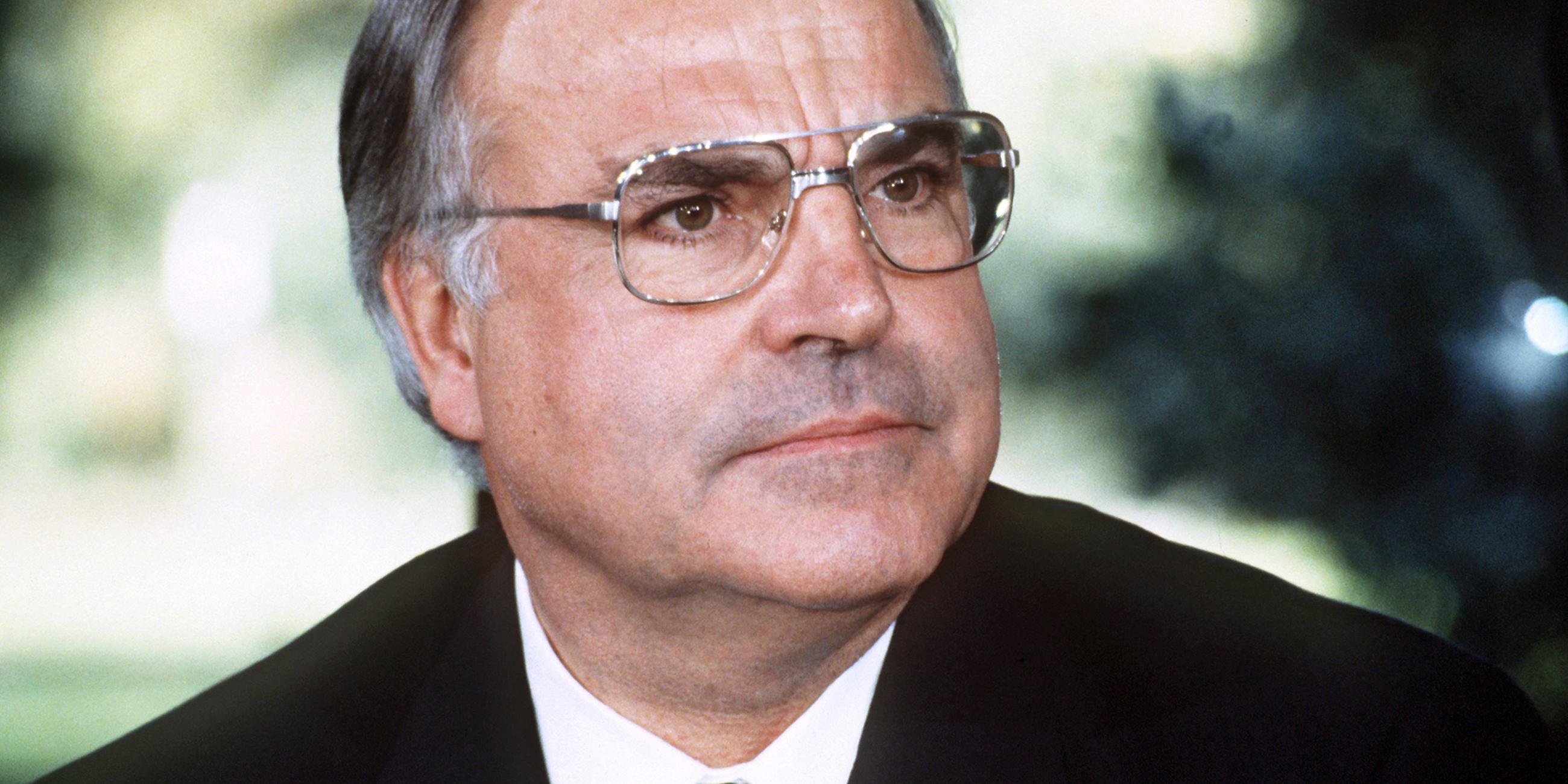 Archiv: Helmut Kohl  im Oktober 1982