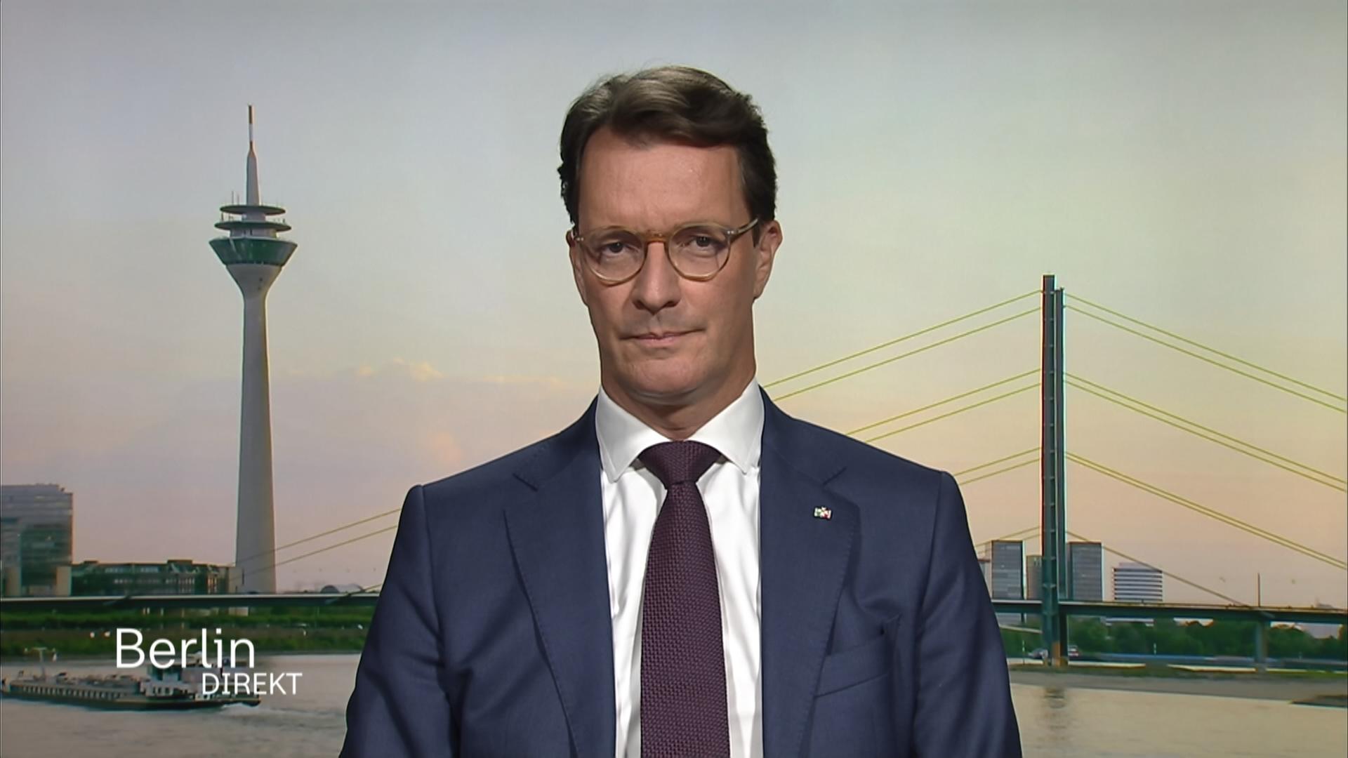 Hendrik Wüst, CDU, Ministerpräsident von Nordrhein-Westfalen im Berlin-direkt-Interview