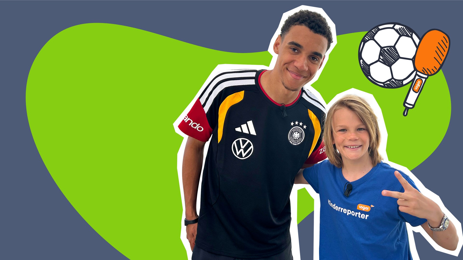 Kinderreporter Oskar trifft Jamal Musiala