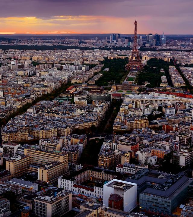 Panoramablick auf Paris