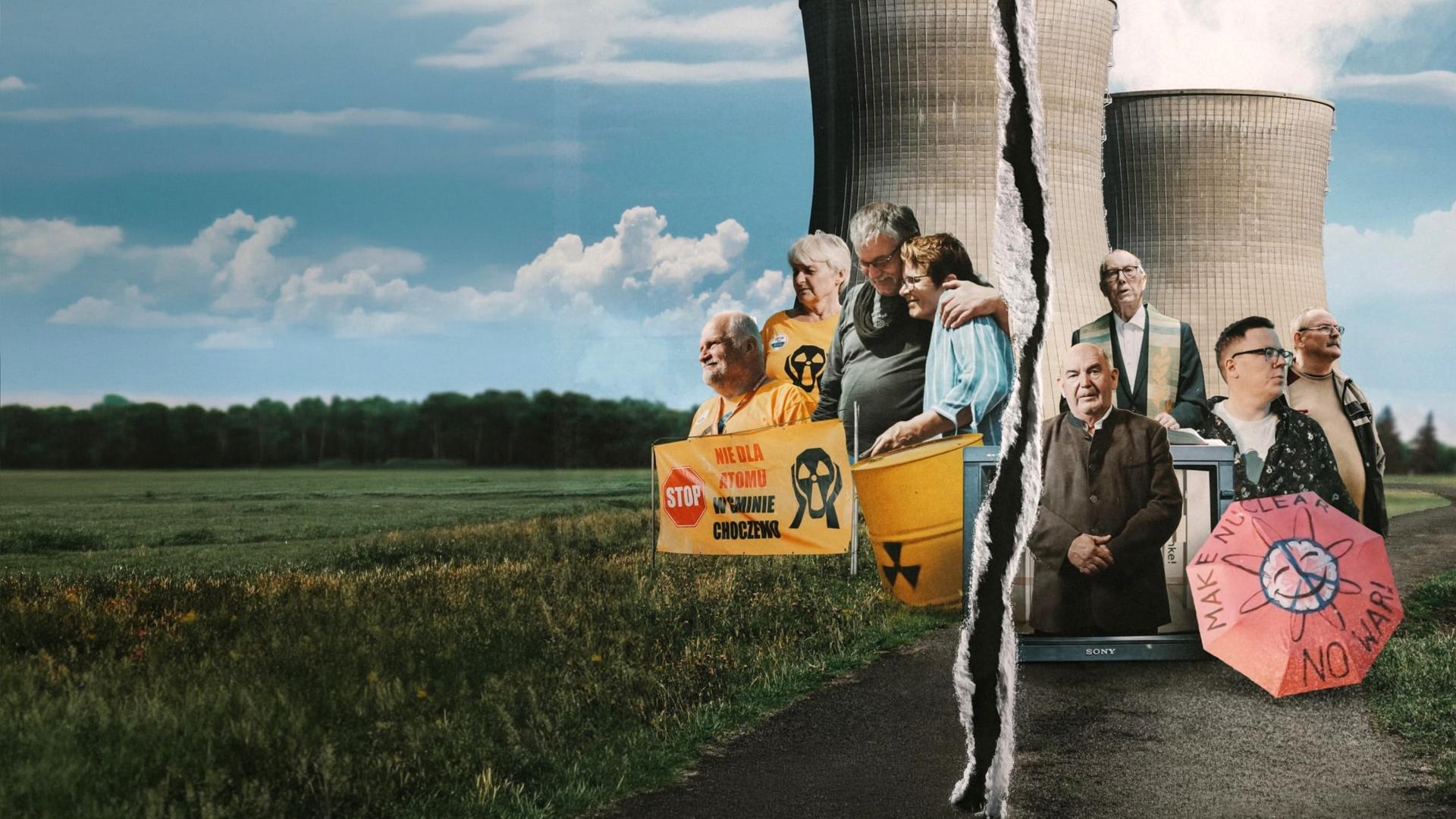 "Spaltung": Bildmontage mit den Protagonisten des Dokumentarfilms. 