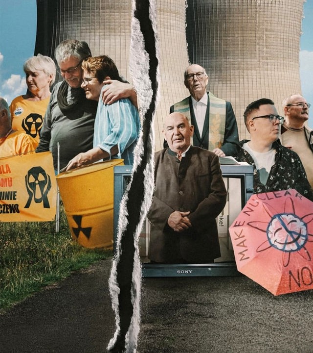 "Spaltung": Bildmontage mit den Protagonisten des Dokumentarfilms. 