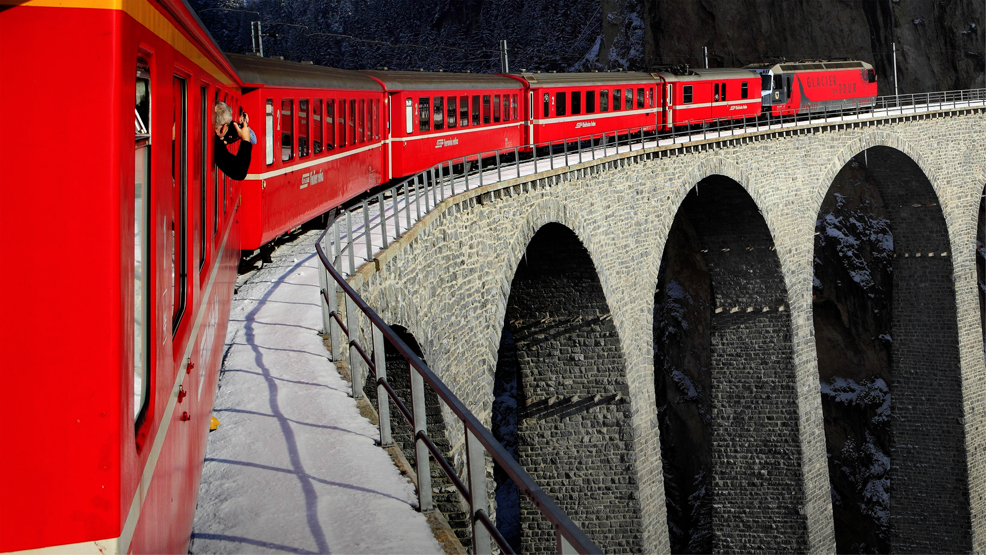 Traumhafte Bahnstrecken der Schweiz