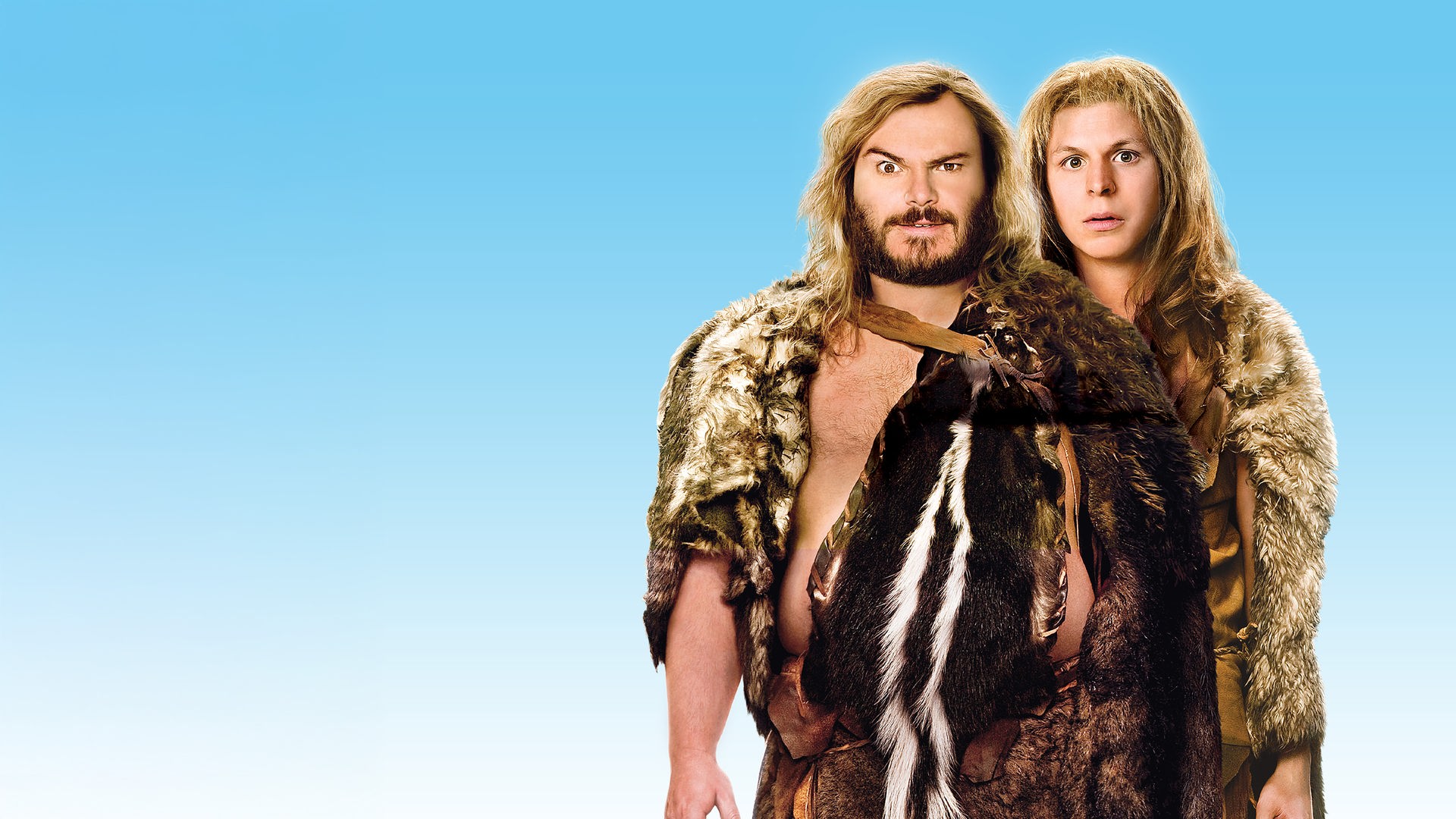 Jack Black und Michael Cera stehen nebeneinander.