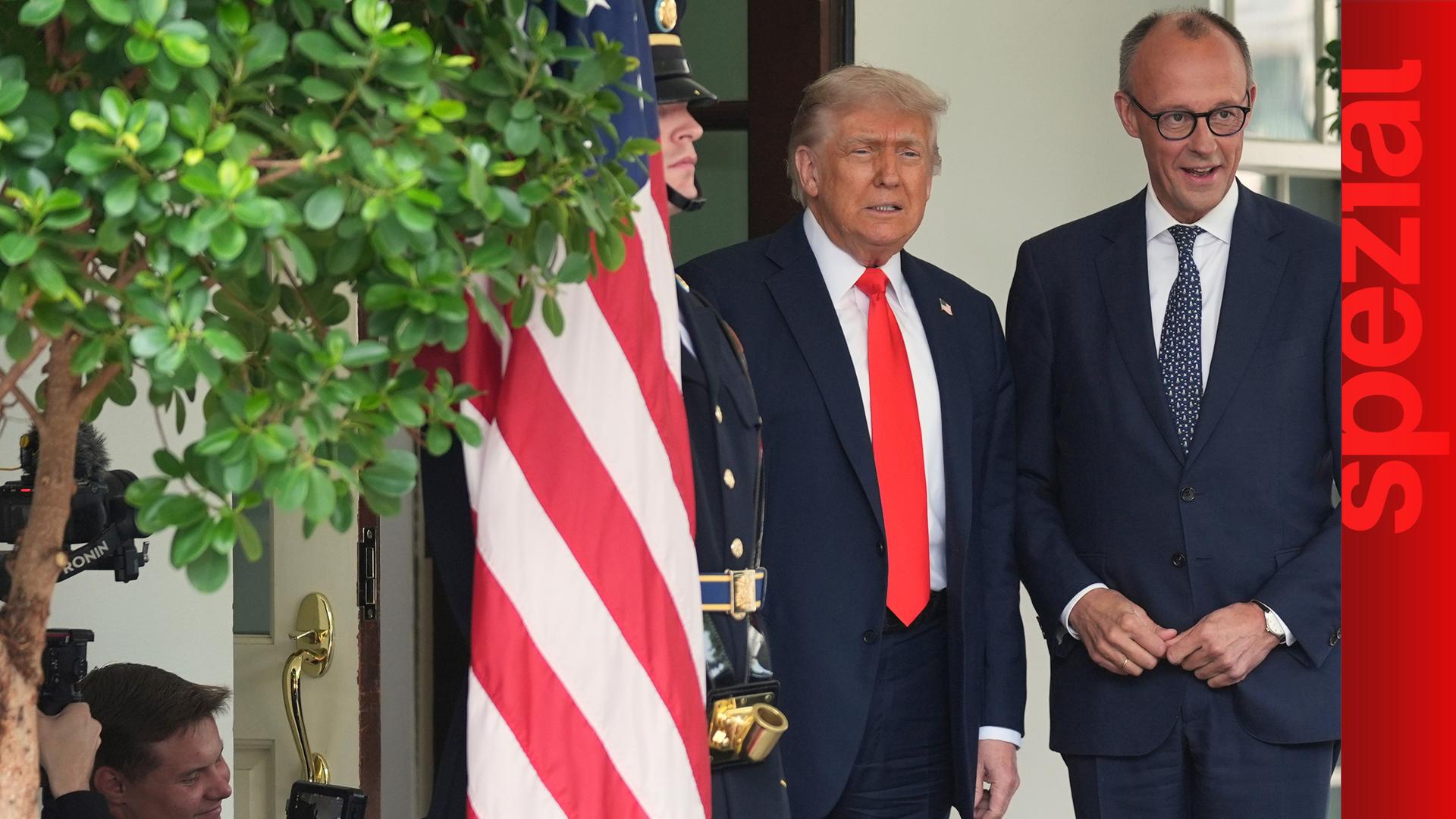 Merz besucht Trump in Washington