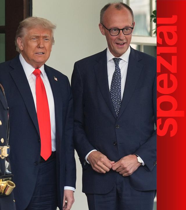 Merz besucht Trump in Washington