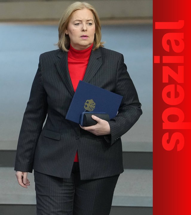 Bärbel Bas im September 2026 im Plenarsaal im Bundestag