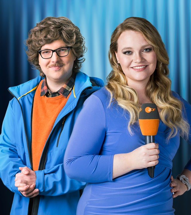 "ZDF Magazin vor Ort" mit Caro Worbs und Chris Sommer.