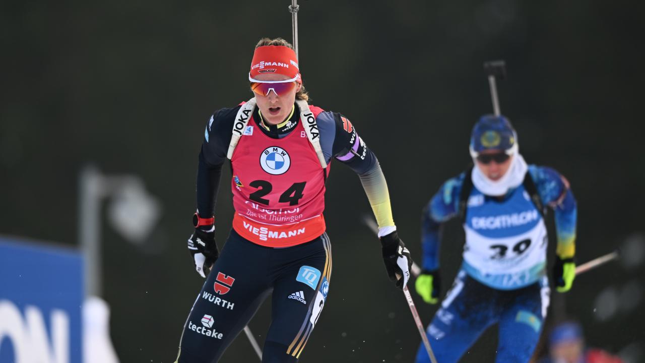 Biathlon-WM Sprint der Frauen am 10