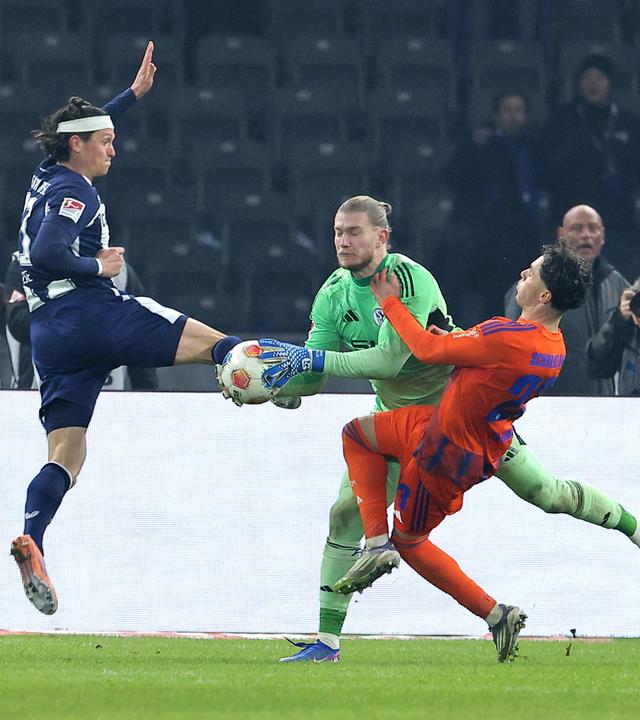 Fabian Reese, Loris Karius und Soufiane El Faouzi am 17.01.26