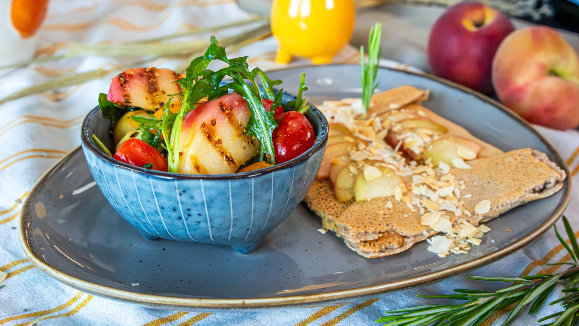 Herzhafte Pfirsich-Galettes 