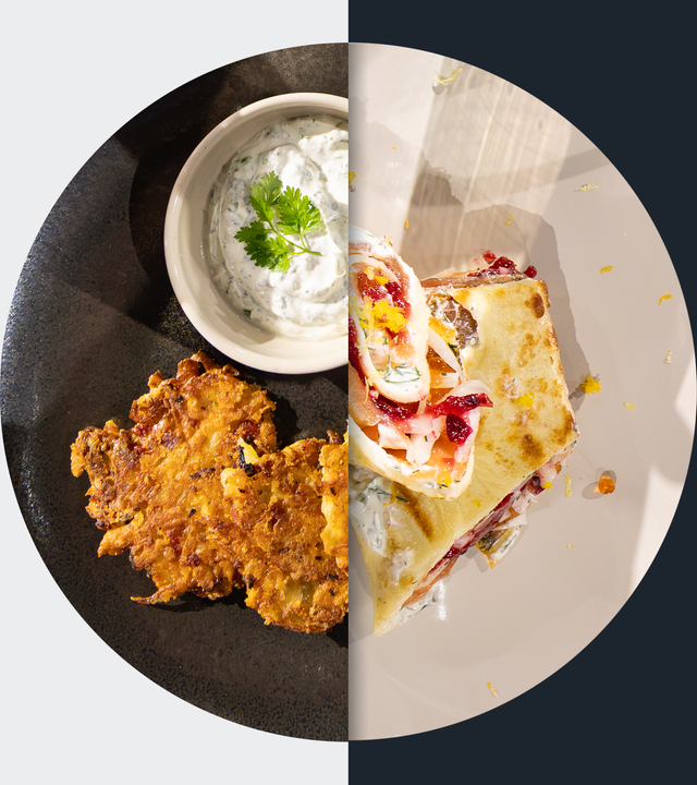 Herzhafte Rösti vs. Gefüllte Crêpe