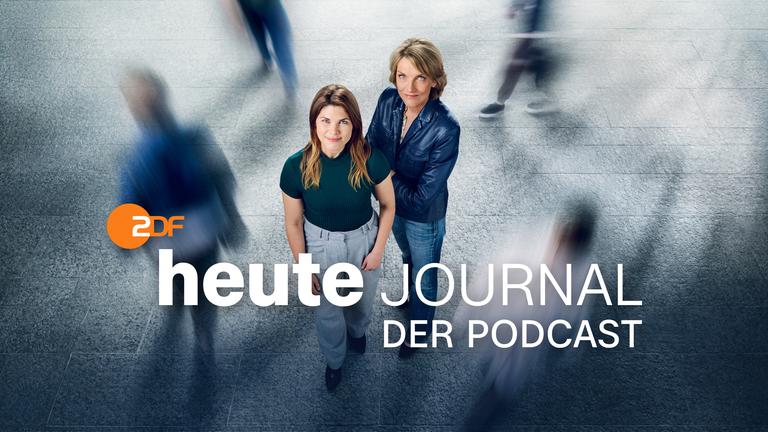 Marietta Slomka (l.) und Helene Reiner (r.) in "heute journal - der Podcast"