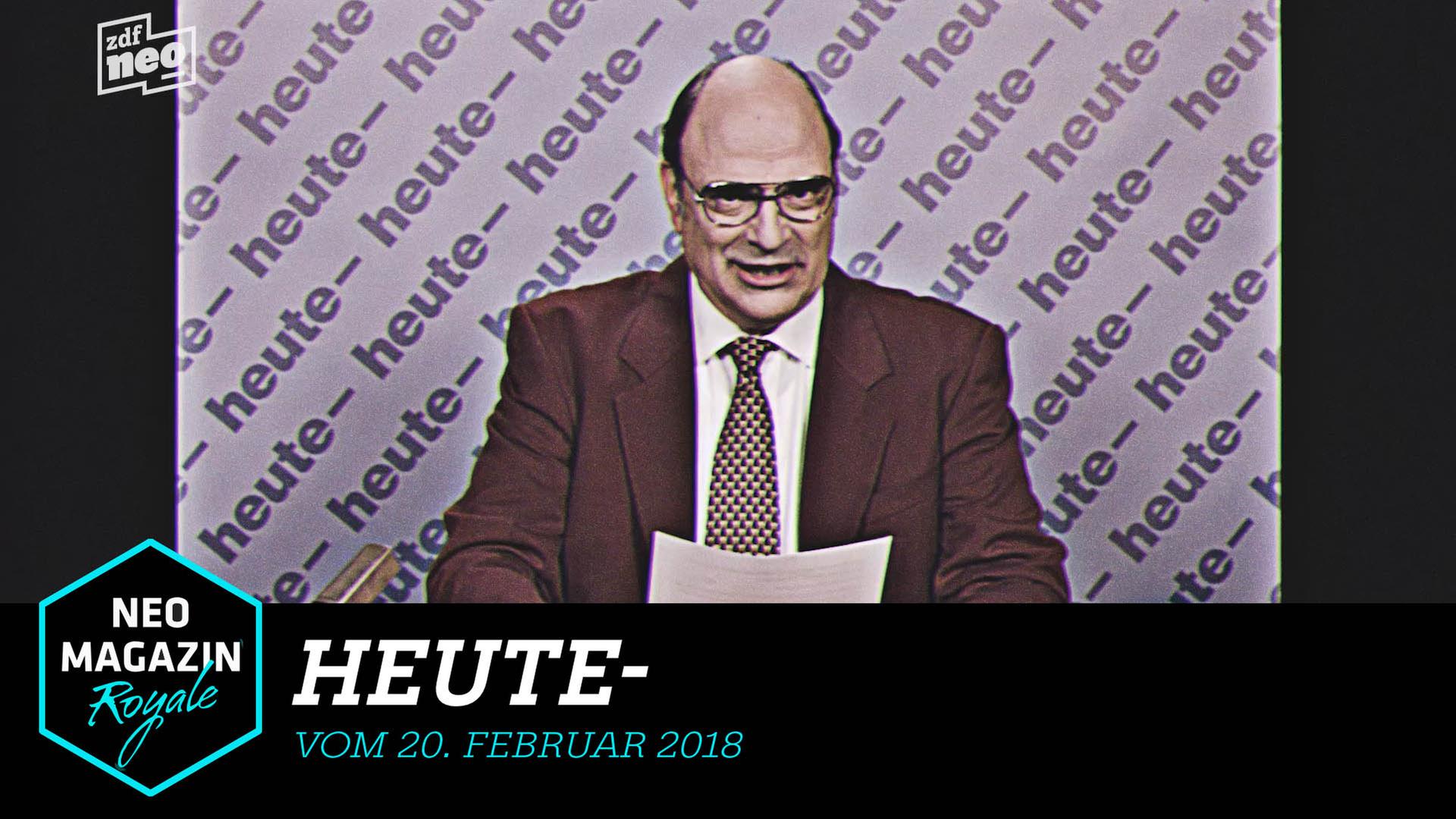 William Cohn präsentiert die neueste Ausgabe der heute-