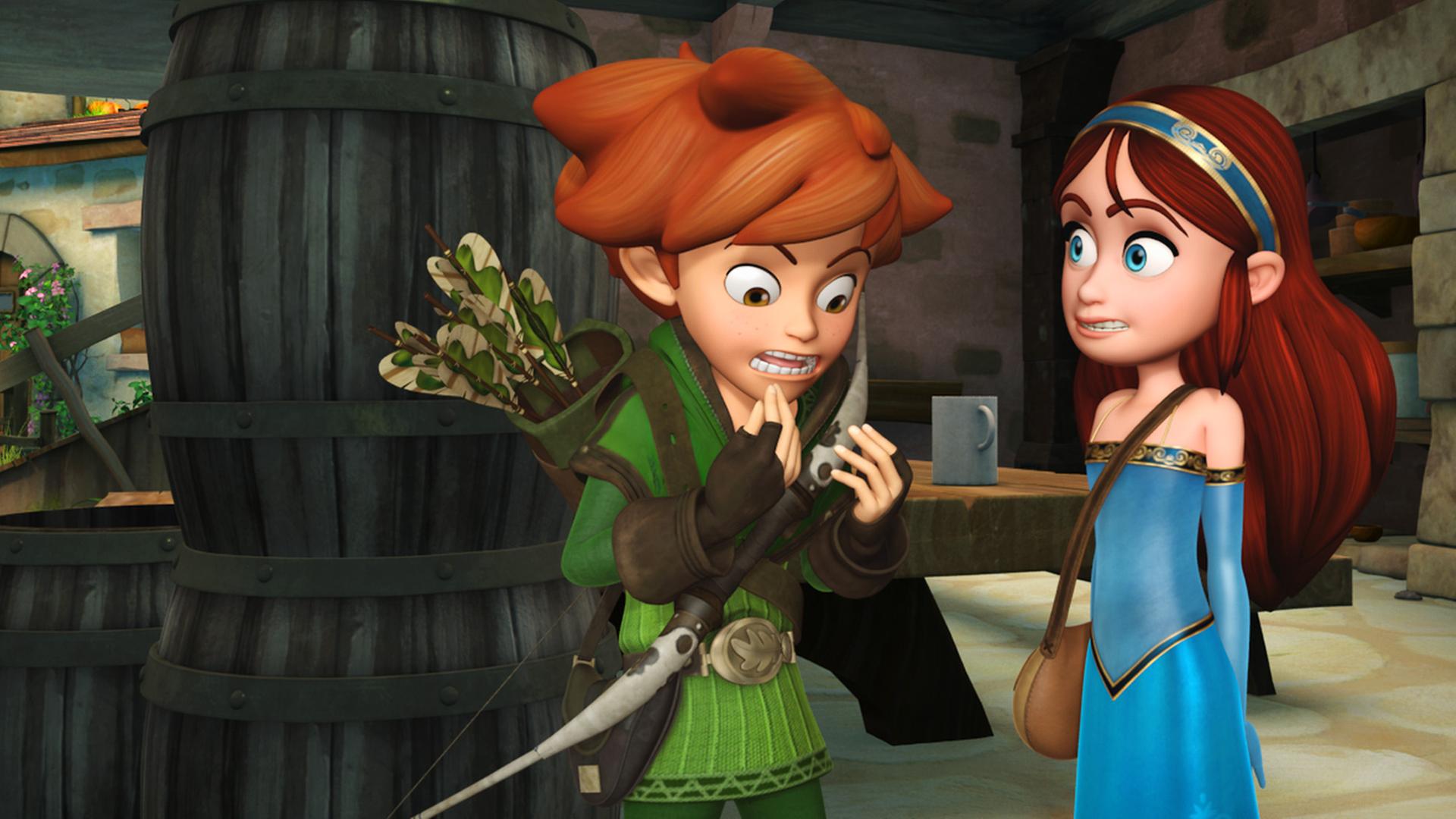 Robin und Marian überlegen verzweifelt.