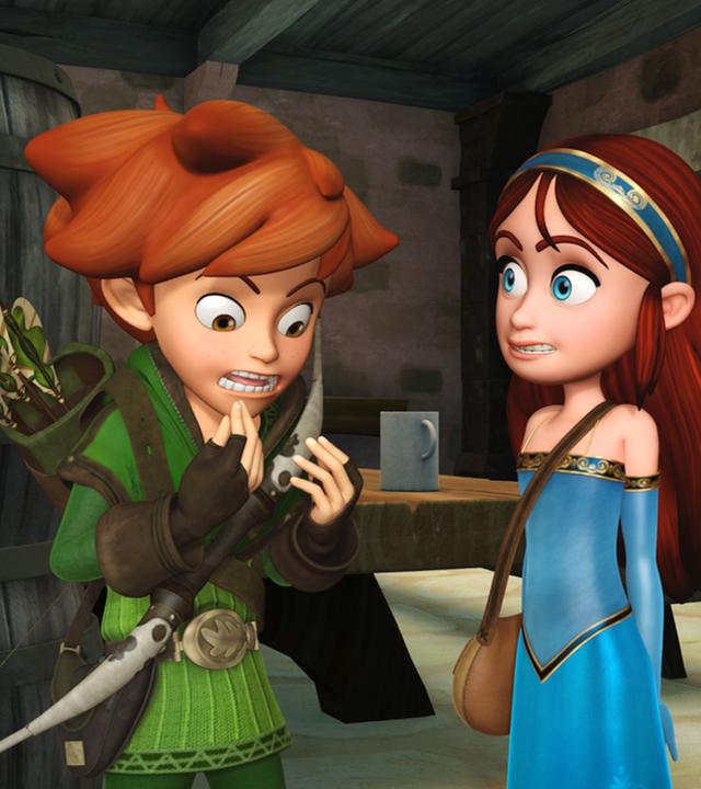 Robin und Marian überlegen verzweifelt.