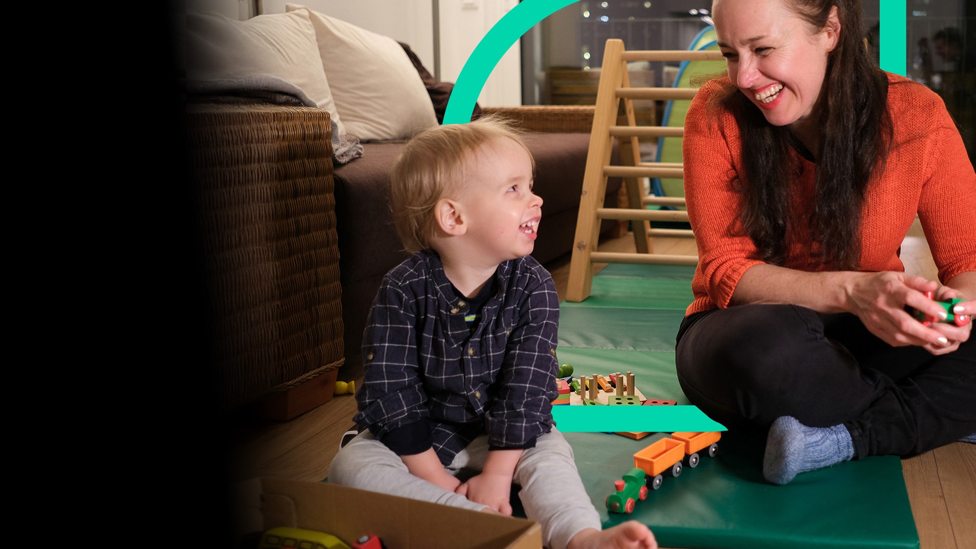 Mutter und Kleinkind