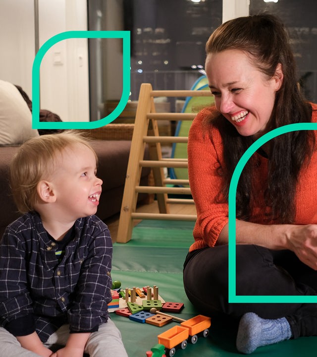 Mutter und Kleinkind