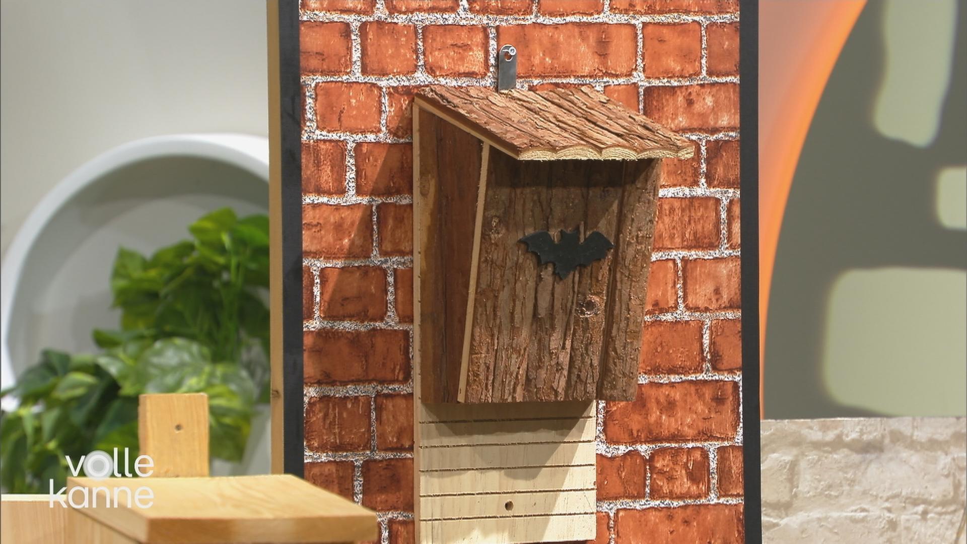 Selbstgebautes Haus für Fledermäuse