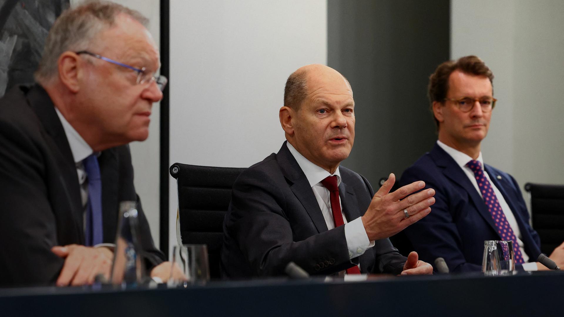 Stephan Weil, Olaf Scholz, Hendrik Wüst