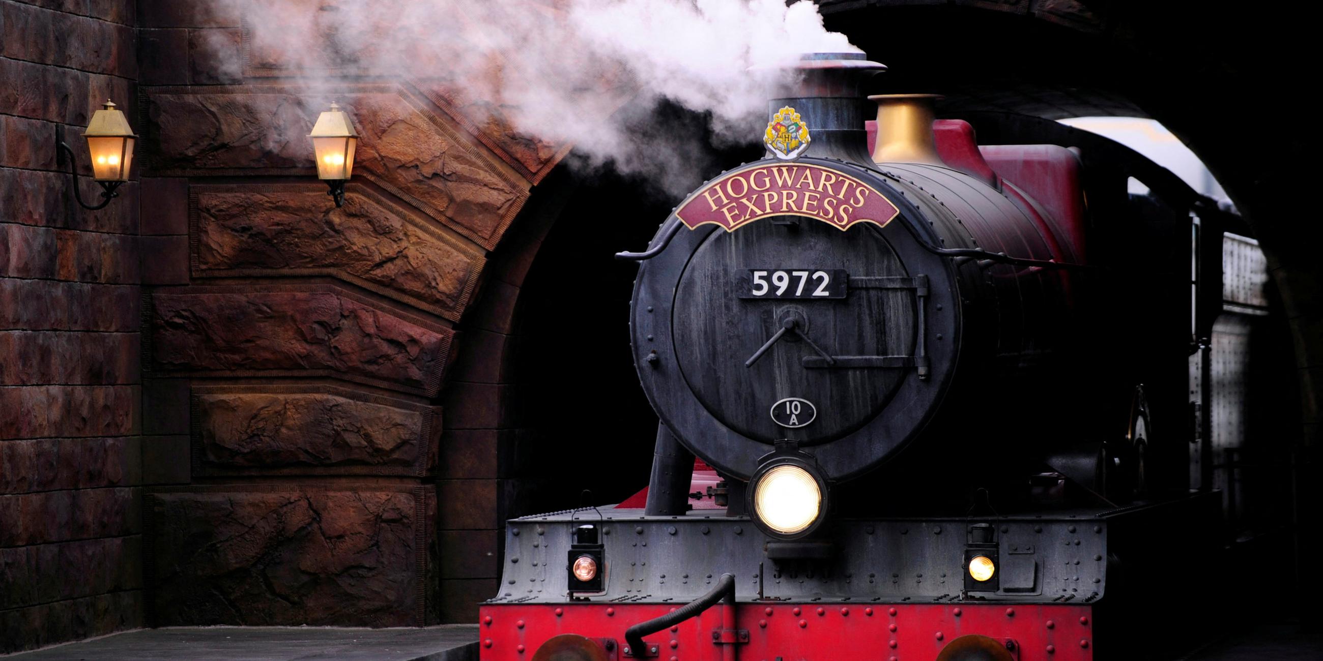 Der "Hogwarts Express", hier als Attraktion der Universal Studios in Florida.