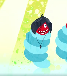 Holzwürmer beißen sich durchs Holz.